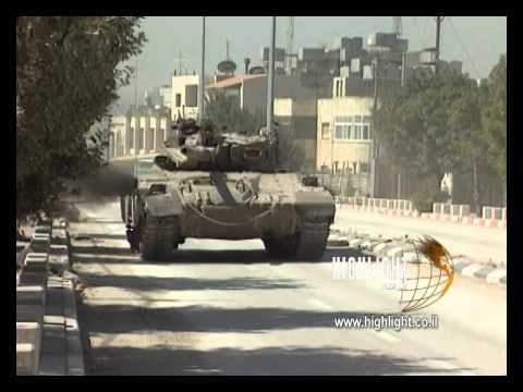 M2_013 - Stock footage Israel: Footage of the Israeli Palestinian conflict in the 2nd Intifada