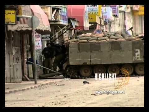 M2_020 - Stock footage Israel: Footage of the Israeli Palestinian conflict in the 2nd Intifada