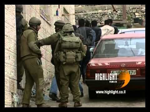 M2_022 - Stock footage Israel: Footage of the Israeli Palestinian conflict in the 2nd Intifada