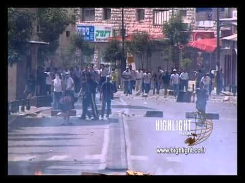 M2_009 - Stock footage Israel: Footage of the Israeli Palestinian conflict in the 2nd Intifada