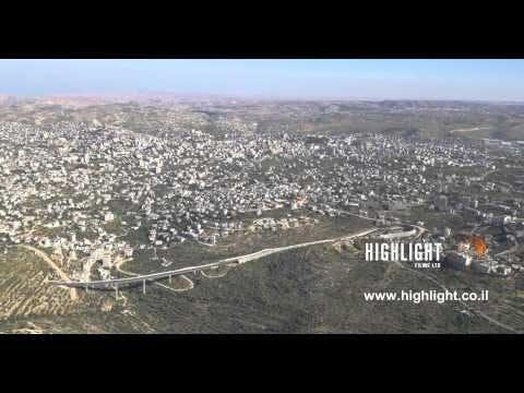 AJ4K 039  - Aerial 4K footage of Jerusalem: Rte 60 Jerusalem to Hebron & Tunnel Road near Beit Jala