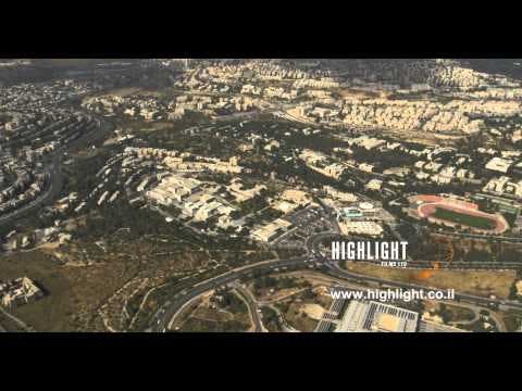 AJ4K 049 Aerial 4K footage of Jerusalem:  Supreme Court, Givat Ram, Israel Museum, Knesset