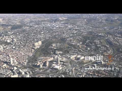 AJ4K 046  Aerial 4K footage of Jerusalem - Givat Ram, the Israel Museum, The Knesset, government