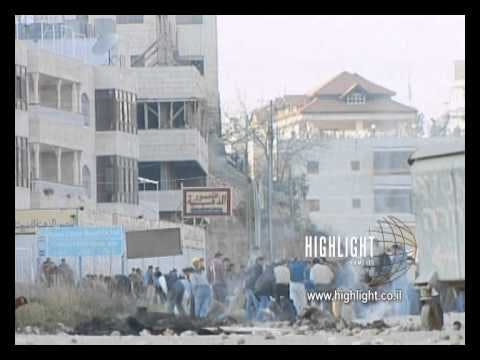 M2_002 - Stock footage Israel: Footage of the Israeli Palestinian conflict in the 2nd Intifada