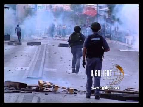 M2_008 - Stock footage Israel: Footage of the Israeli Palestinian conflict in the 2nd Intifada