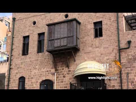 T 056 Israel Footage library: Tel Aviv footage - Tilt up on a house in Jaffa