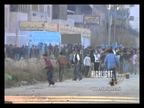 M2_006 - Stock footage Israel: Footage of the Israeli Palestinian conflict in the 2nd Intifada
