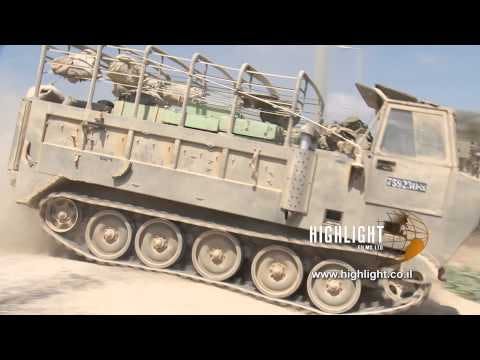 TZE 004 Stock footage Israel, Operation Protective Edge 2014: Tanks and armoured vehicles